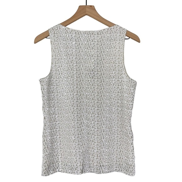 Joan Vass Sequin Tank Medium NWT Sparkle Shiny NYE Going Out New Years Eve Top - Picture 5 of 10